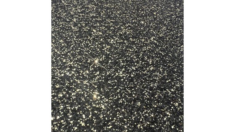 Glitter Magic Carpet - Black/Gold | Rental
