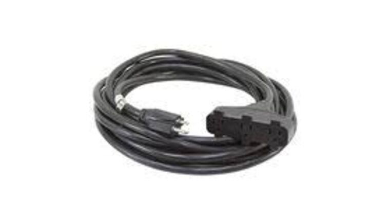 Power Cable | Black | 14/3 | 6′ (3 Plug) | Rental Power Cable | Black | 14/3 | 6′ (3 Plug) | Rental