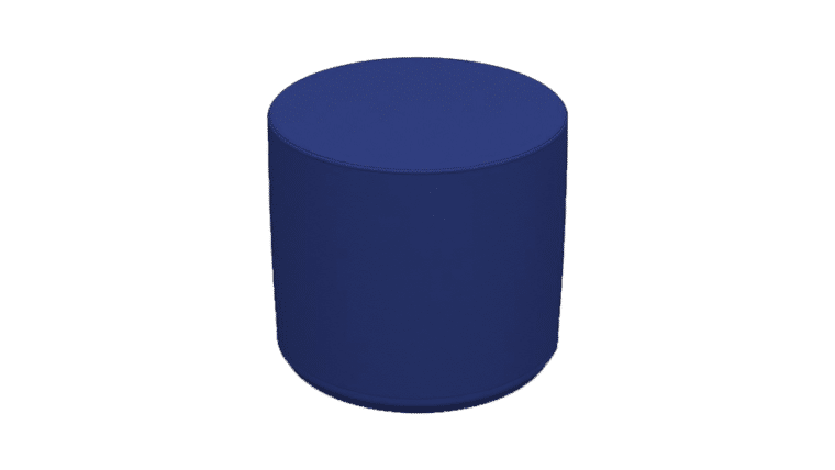 Stool | Cylinder | Blue | Rental Stool | Cylinder | Blue | Rental