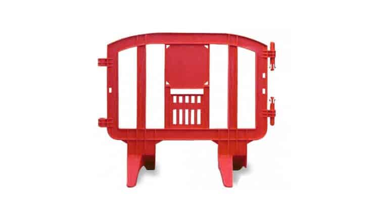 4′ Minit Plastic Crowd Control Barricade – Red | Rental 4′ Minit Plastic Crowd Control Barricade – Red | Rental