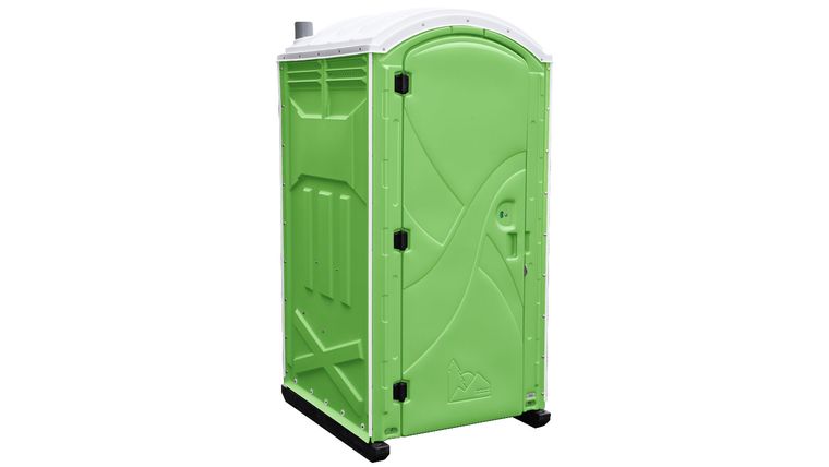 Lime Green Axxis Portable Restroom Unit | Rental