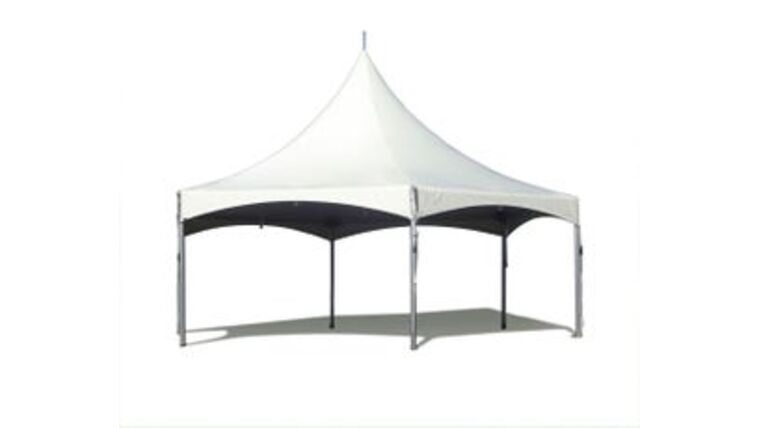 30′ | High Peak Tent | Hexagon | White | Rental 30′ | High Peak Tent | Hexagon | White | Rental