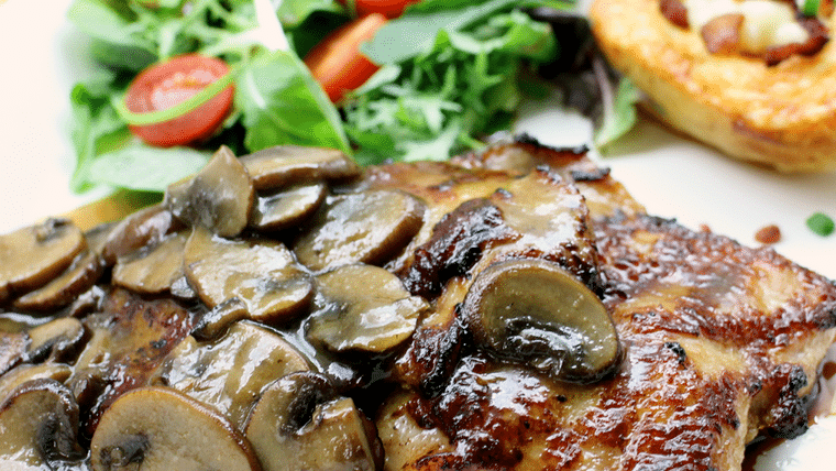 Grilled Chicken Breast in a Mushroom Cream Sauce | Purchase | Rental Grilled Chicken Breast in a Mushroom Cream Sauce | Purchase | Rental