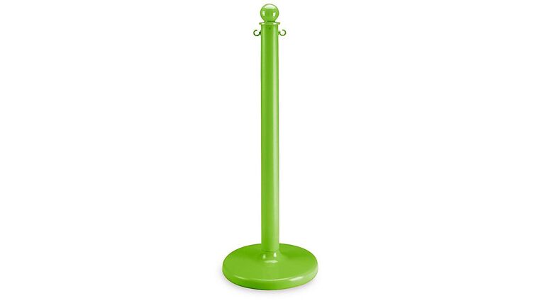 40″H Safety Green Plastic Stanchion Post Only | Rental 40″H Safety Green Plastic Stanchion Post Only | Rental