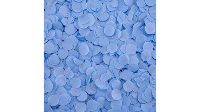 1" Baby Blue Tissue Circles (1 LB) | Rental