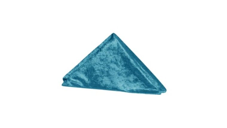 Velvet | Peacock Teal | 20″x20″ Napkin | Rental