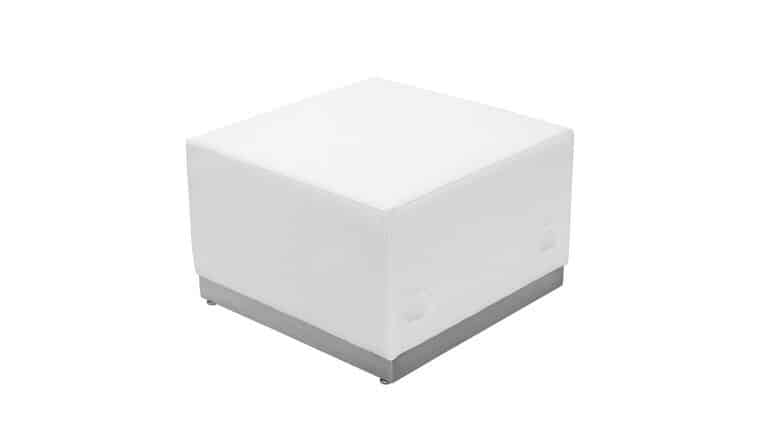 Alon White Ottoman | Rental Alon White Ottoman | Rental