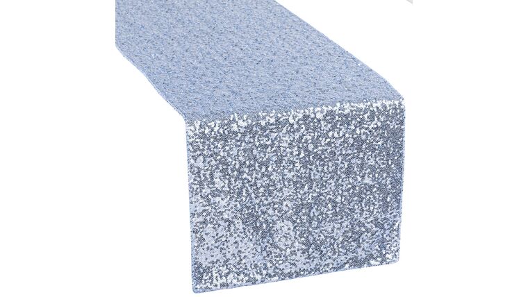 Glitz Sequin Table Runner – Dusty Blue | Rental Glitz Sequin Table Runner – Dusty Blue | Rental