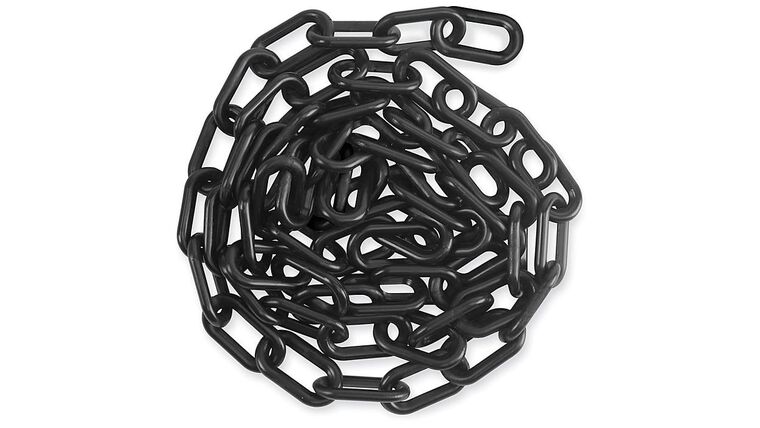 25′ Black Plastic Stanchion Chain | Rental 25′ Black Plastic Stanchion Chain | Rental