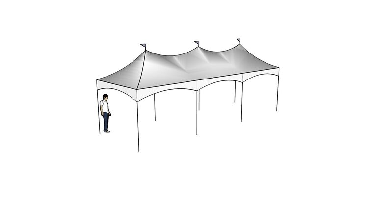 10′ x 30′ | High Peak Tent | White | Rental 10′ x 30′ | High Peak Tent | White | Rental