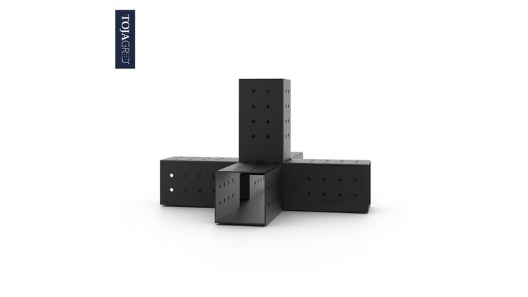 Munro Grid – QUINT 5 Arm Pergola Structure Expansion Bracket for 4×4 Wood Posts | Rental