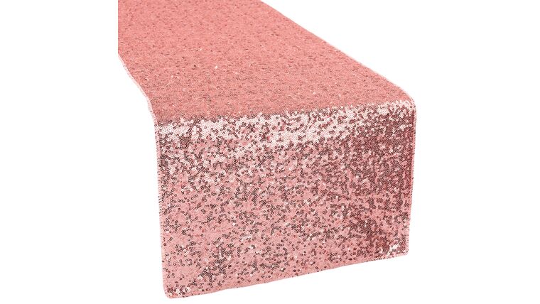 Glitz Sequin Table Runner – Dusty Rose/Mauve | Rental Glitz Sequin Table Runner – Dusty Rose/Mauve | Rental