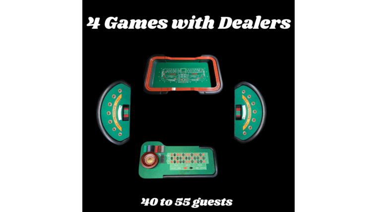 Casino Game Package Rental | “Winner, Winner” 4 Games | Rental