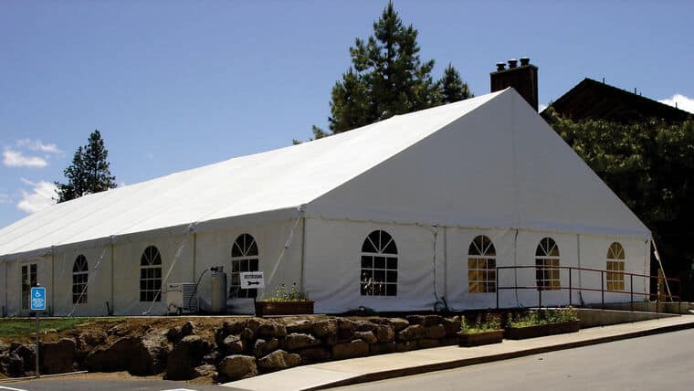 30′ x 90′ Keder Tent – White | Rental