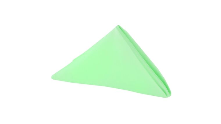Lamour Satin Napkin 20"x20" - Mint Green | Rental