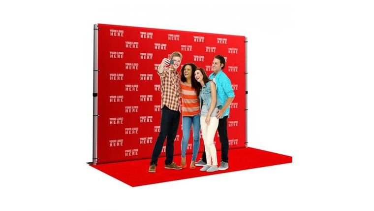Package – 8′ x 10′ Step & Repeat Package | Rental Package – 8′ x 10′ Step & Repeat Package | Rental