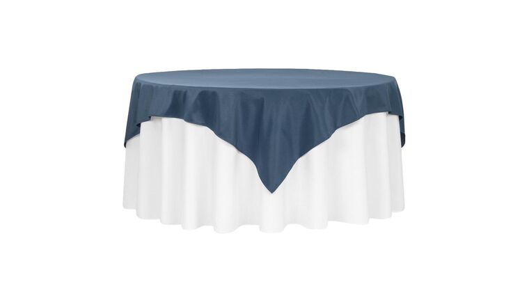 Polyester | 72″ Navy Blue Square Polyester Overlay/Tablecloth | Rental Polyester | 72″ Navy Blue Square Polyester Overlay/Tablecloth | Rental
