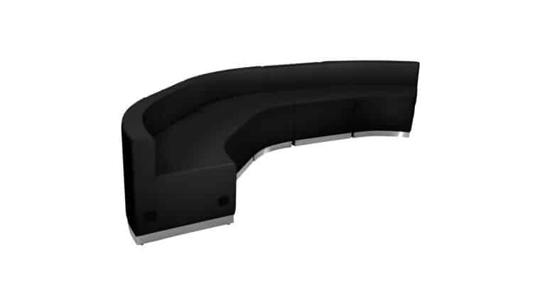 Package – HERCULES Alon Series Black LeatherSoft Reception Configuration, 5 Pieces | Rental Package – HERCULES Alon Series Black LeatherSoft Reception Configuration, 5 Pieces | Rental