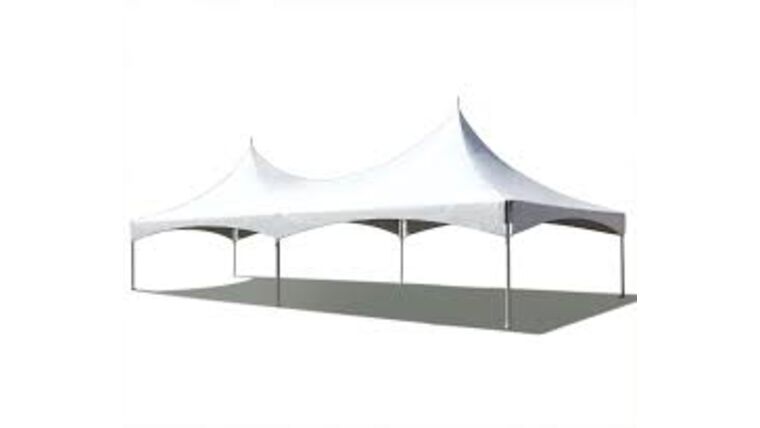 Package – 40 Guest High Peak Tent Package – Banquet Tables | Rental Package – 40 Guest High Peak Tent Package – Banquet Tables | Rental