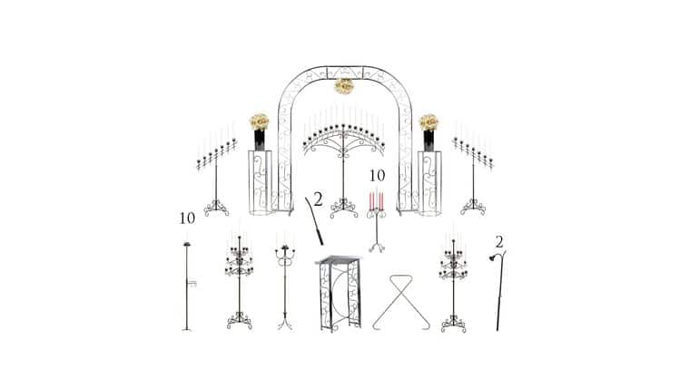 Complete Wedding Package – Traditional Candelabras | Rental Complete Wedding Package – Traditional Candelabras | Rental