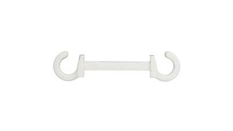 Plastic C Hook For Stanchion – White | Rental