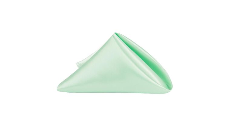 Satin Napkin 20"x20" - Mint Green | Rental