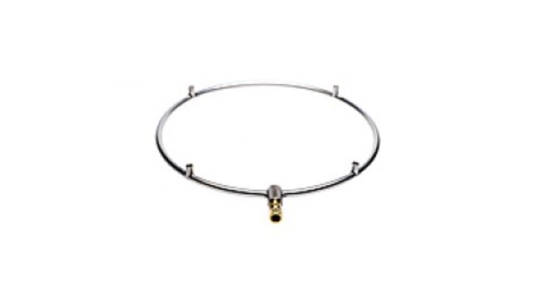 Accessories – 12″ – 4 Nozzle Stainless Steel Misting Fan Ring Only | Rental