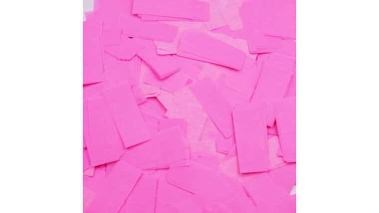 Hot Pink Black Light Tissue Confetti Bulk Purchase (1lb) | Rental Hot Pink Black Light Tissue Confetti Bulk Purchase (1lb) | Rental
