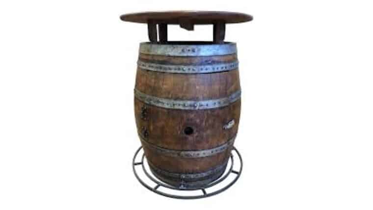Cocktail Table - French Wine Barrel Bistro Table | Rental