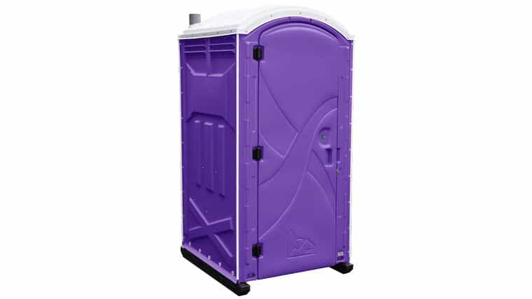 Purple Axxis Portable Restroom Unit | Rental