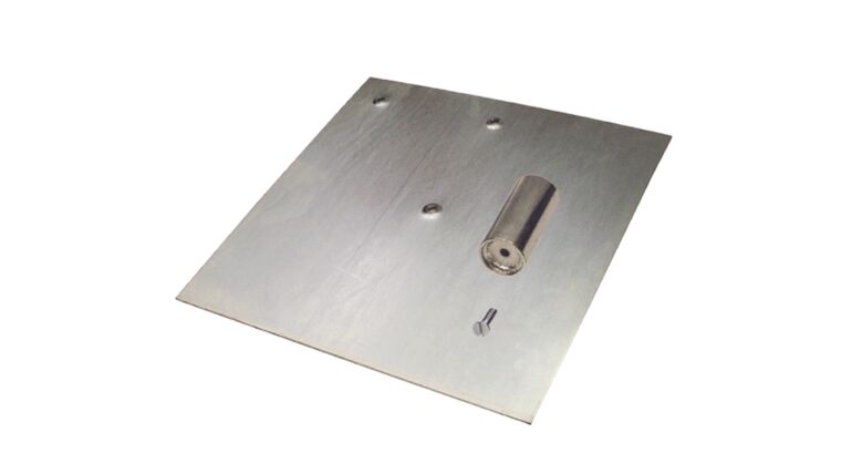 18" x 18" Slip Fit Base With 6"x2" Pin - 17lbs | Rental