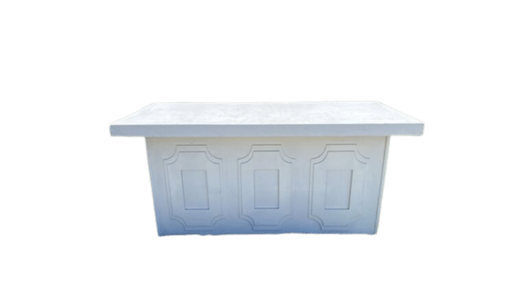 '7 White 1-Piece Colonial - Fancy Bar | Rental