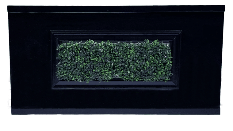 Stage Facade – 4′ Black Hedge | Rental