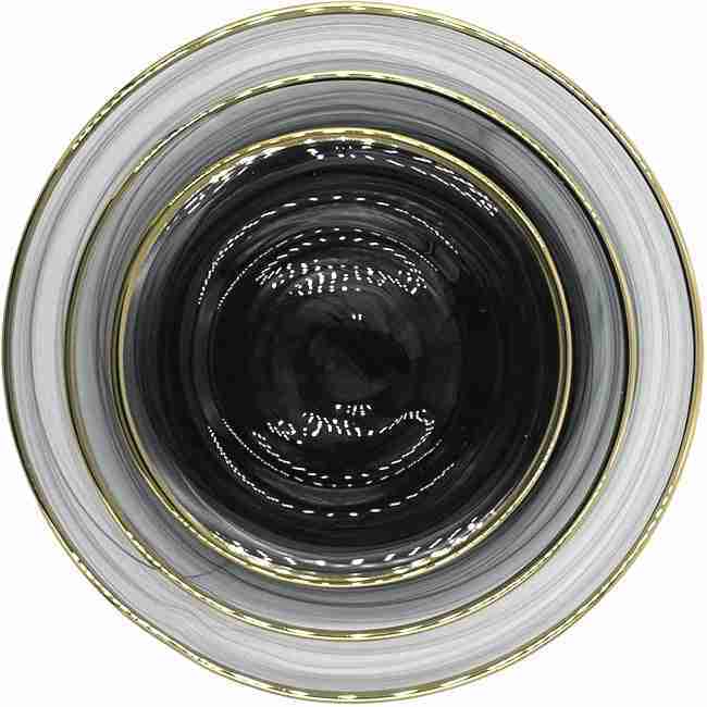 Amaya - Glass Dinnerware in Black (Item # 0350) | Rental