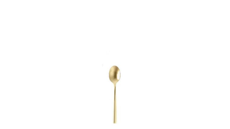 Arezzo Brushed Gold Espresso Spoon | Rental Arezzo Brushed Gold Espresso Spoon | Rental