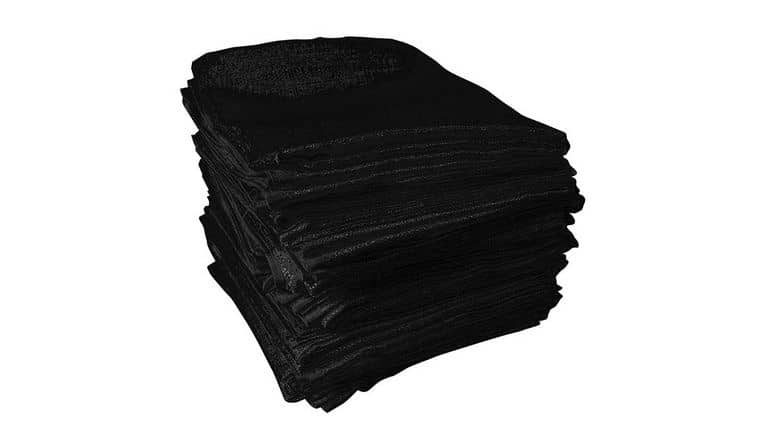 20′ x 4′ Black Banjo Drape | Rental