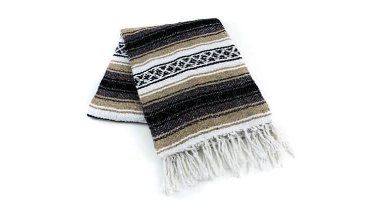 Mexican Blanket – Beige | Rental
