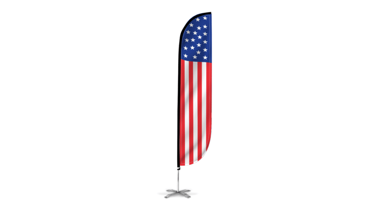 American Flag Feather Flag - 5' | Rental
