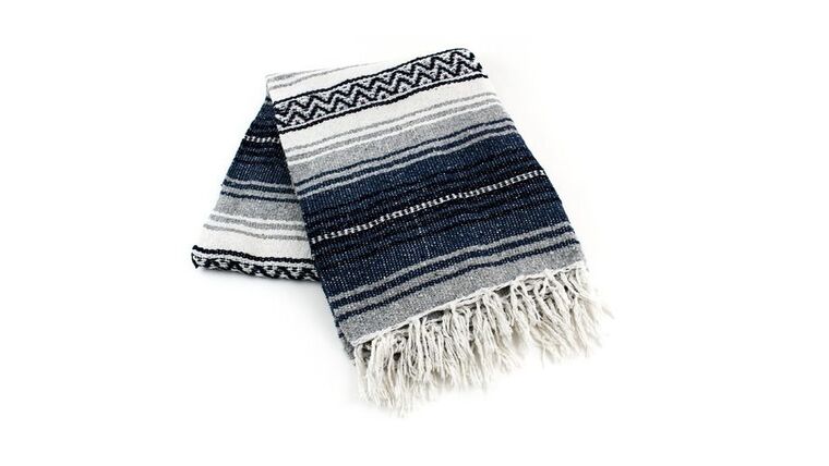Mexican Blanket – Navy Blue | Rental