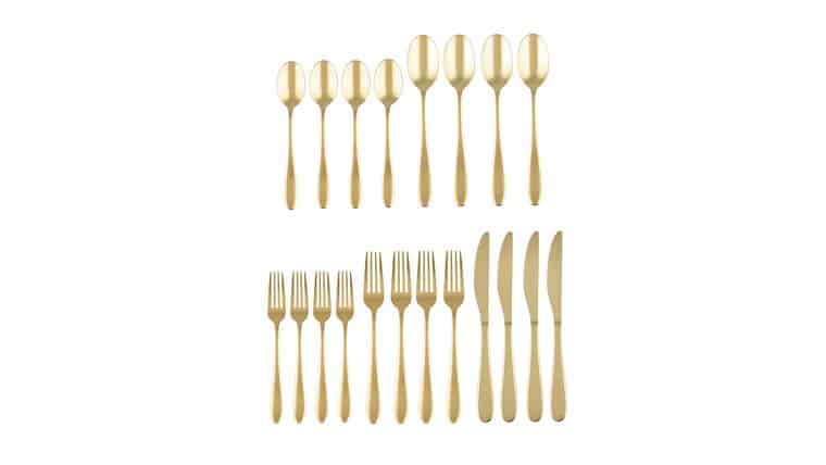 Byram Gold Mirror Dinner Knife | Rental