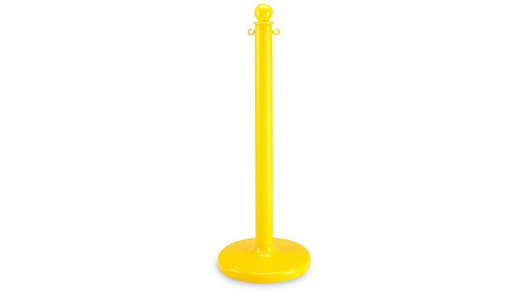 40″H Yellow Plastic Stanchion Post Only | Rental 40″H Yellow Plastic Stanchion Post Only | Rental