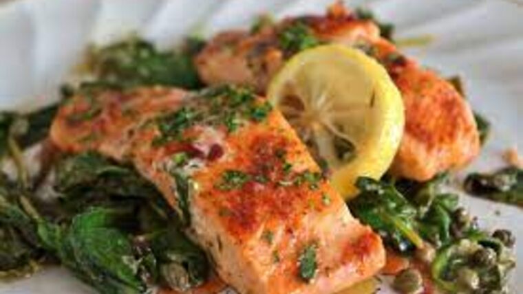 Grilled Salmon Filet Served With Lemon Dill Or Piccata | Rental Grilled Salmon Filet Served With Lemon Dill Or Piccata | Rental