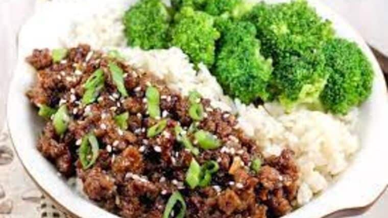 Rice Plate with Broccoli Beef | Rental