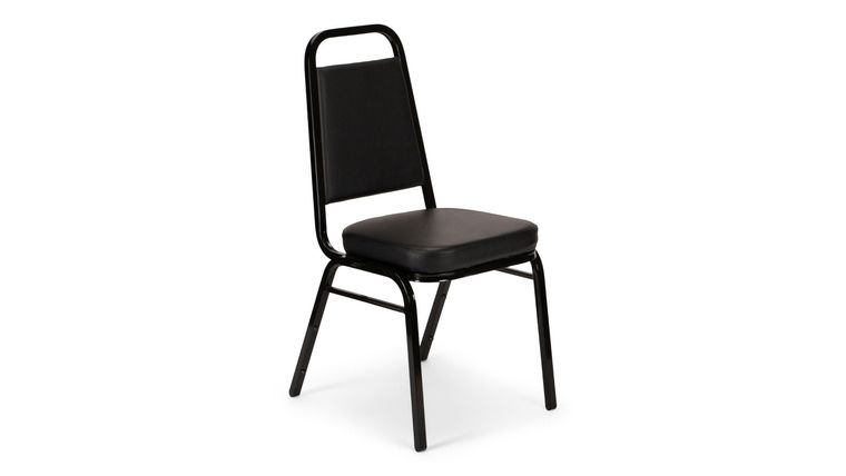 Banquet Chair – Black Vinyl | Rental Banquet Chair – Black Vinyl | Rental