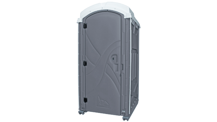 Grey Axxis Portable Restroom Unit | Rental