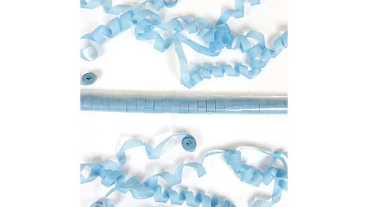 1" x 30" Baby Blue Tissue Streamers | Rental