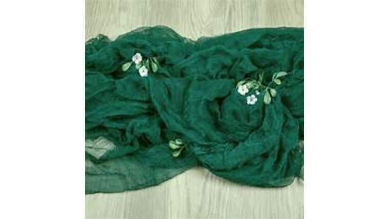 Cheesecloth Table Runner - Hunter Green | Rental