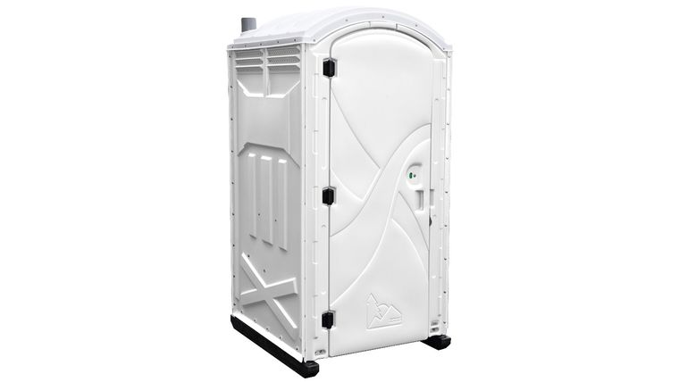White Axxis Portable Restroom Unit | Rental