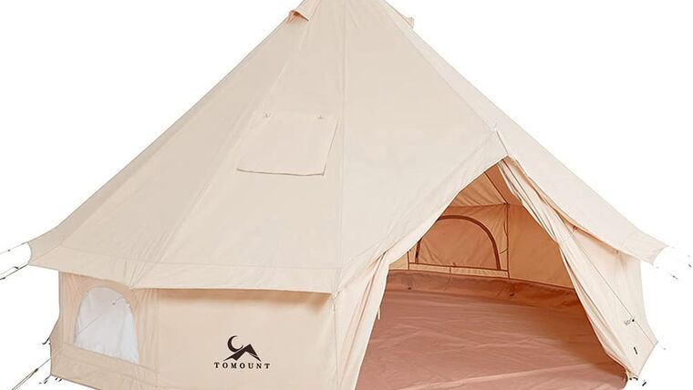 Tent Yurt with Stove Jack Zipped Removable Floor for Glamping Truck Car Camping – (2-3 Person) | Rental