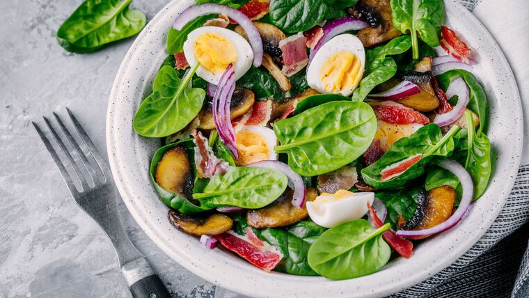 Spinach Salad | Medium | Serves 25 | Purchase | Rental